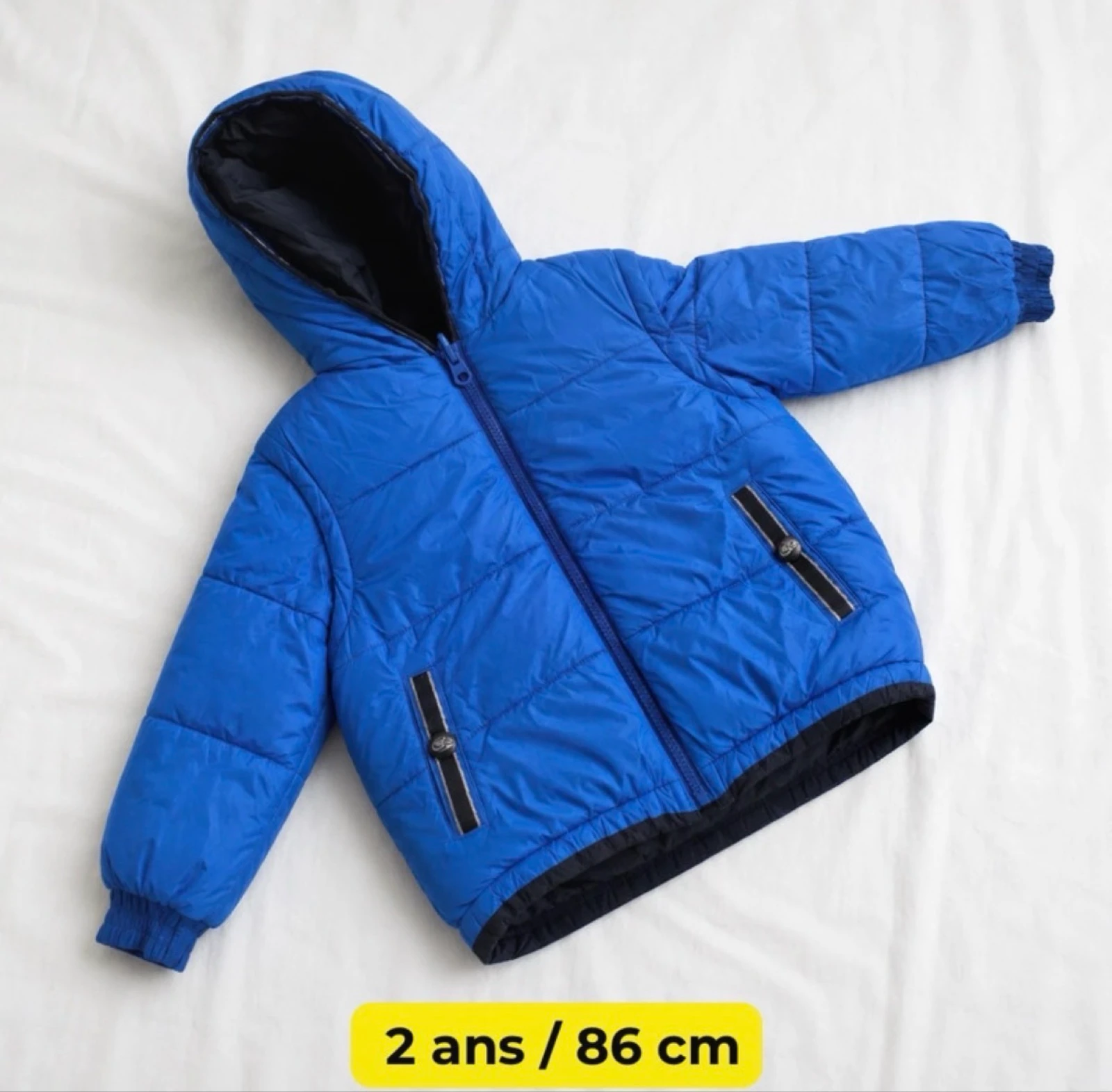 Très bon état | doudoune très épaisse ski hiver bleu magnifique | Little Marc Jacobs | 2 ans 86cm
